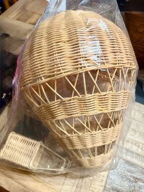 Hand-Woven Rattan Hot Air Balloon Wall Decor – IMIKEYA – Boho Nursery